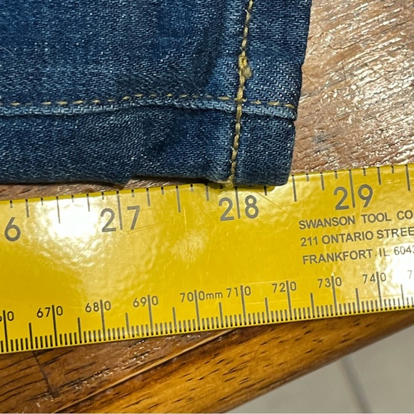 Pilcro and the Letterpress slim boyfriend blue denim jeans size 25 - Picture 11 of 13